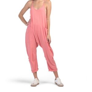 Free People Tulip Pink Women's Jumpsuit